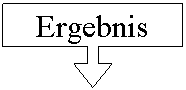 Legende mit Pfeil nach unten: Ergebnis    
